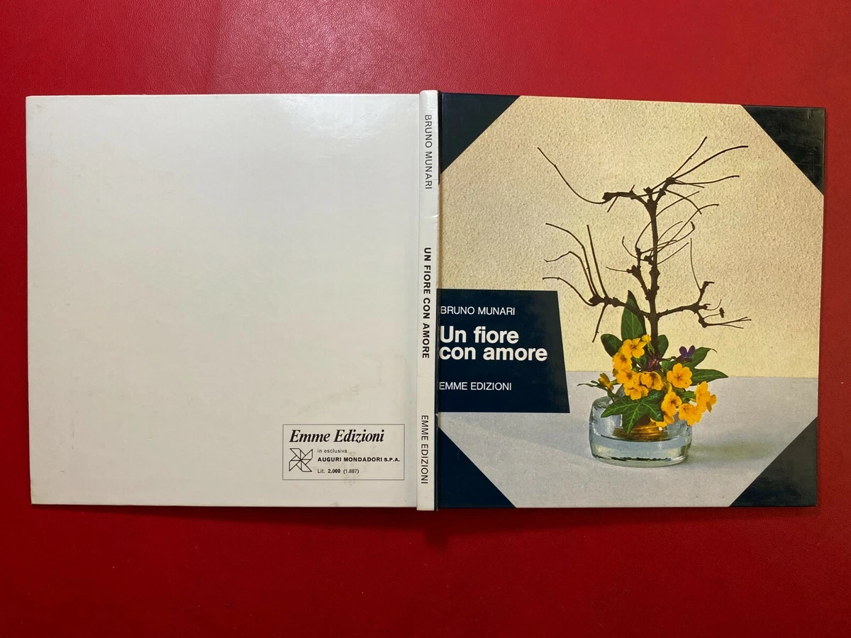 Bruno MUNARI - UN FIORE CON AMORE Emme Edizioni (1973) Libro