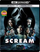 Scream (4K Ultra HD + Digital, 2022) NEW FREE SHIPPING W SLIPCOVER