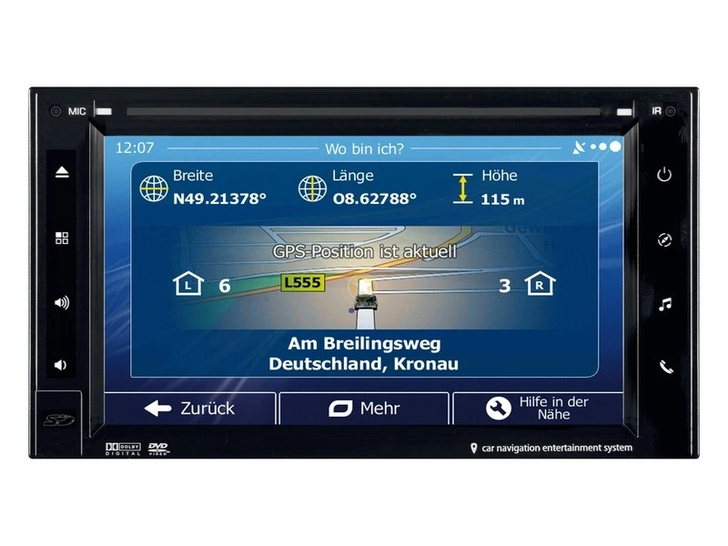 ESX Autoradio 2DIN VN620W PKW Europa Bluetooth DVD SD AUX TMC Android BWare - Bild 4 von 4