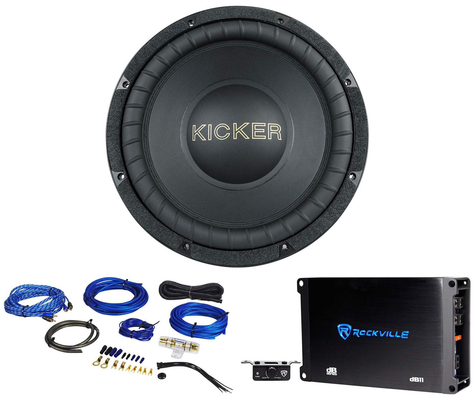 Kicker 50GOLD104 50th Ann Автомобильный сабвуфер с усилителем Gold Comp 10 ограниченной серии 32790₽
