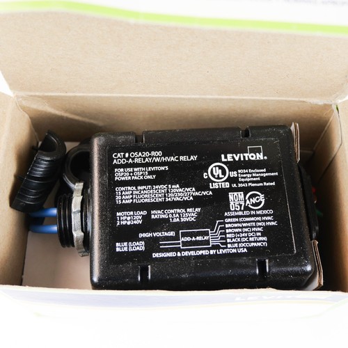 Leviton - OSA20-R00 Belegungssensor 24VDC schwarz - NEU ALTER LAGERBESTAND - Bild 4 von 4