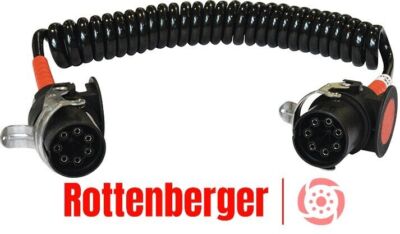 ABS EBS Elektro Wendel Anhänger Kabel Auflieger Kabel 24 Volt 7 Polig 3,8m
