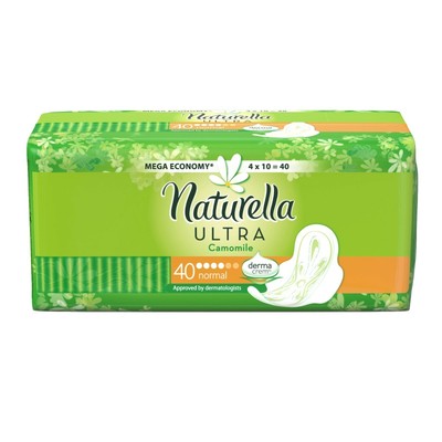 Naturella Ultra прокладки гигиенич ароматизированные 40шт camomile Normal quatro/12 (4015400197546)