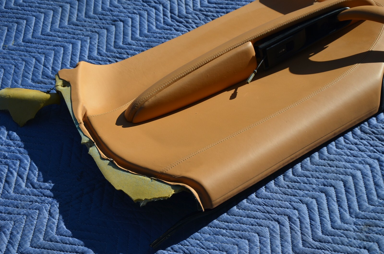 Ferrari 360 Modena Interior Right Door Trim Cover Panel Beige-Tan OEM Damaged