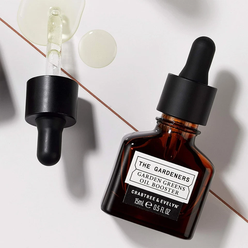 Potenciador de aceite Crabtree & Evelyn The Gardeners Garden Greens 0,5 oz Foto 4 de 4