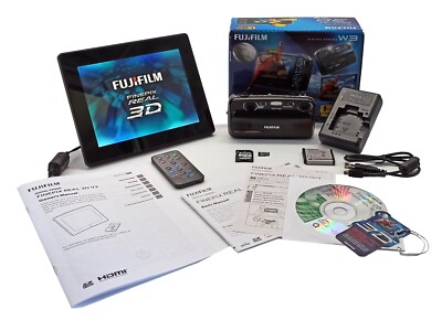 Fujifilm FinePix REAL 3D V3 Viewer + Fujifilm 3d W3, Fuji, Stereo Viewer/ Kamera