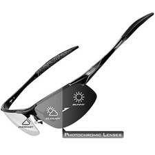 Aluminum HD Polarized Photochromic Sunglasses Men Glasses Driving Sports Eyewear 6