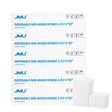 1000Pcs Dental 4-Ply Non-Woven Sponges Non-Sterile Cotton Gauze Size 2 " x 2 "