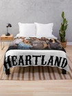 Heartland Velveteen Plush Blanket, Amy Fleming Throw Blanket, Jack, Tim, TV Show