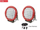 2x 9inch LED Driving Lights OSRAM Spot Red Round Offroad Truck SUV Headlight