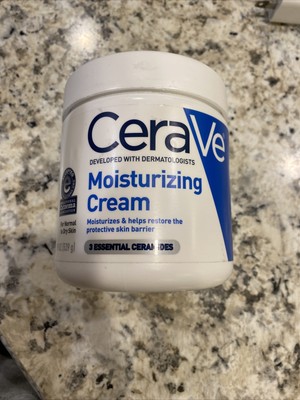 cerave moisturizing cream 19 oz daily face and body moisturizer for dry skin