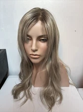 Jon Renau Lace Front Long Blonde Synthetic Hair Rooted Wig (58)