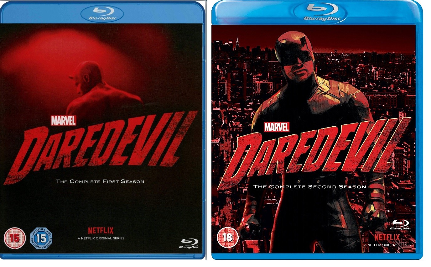 Marvel DAREDEVIL The Complete Seasons 1-2 First and Second Blu-Ray BRAND NEW