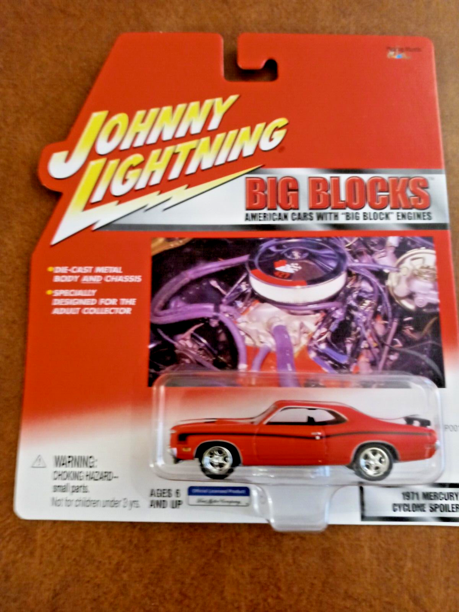 1971 Mercury Cyclone Spoiler NOS Red Johnny Lightning 429 SCJ