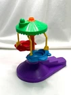 Little People Merry Go Round Airplane Ride Amusment Park VTG 1993 Fisher Price