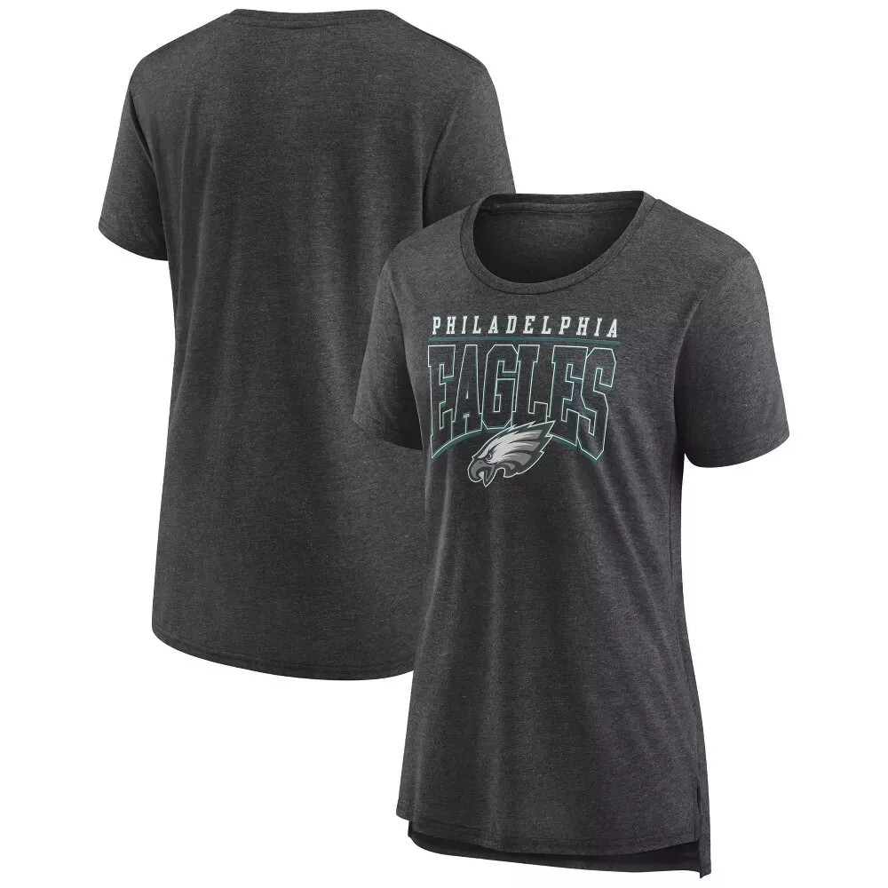 NFL Philadelphia Eagles Womens Champ Caliber Heather Short Sleeve T-shirt, XL