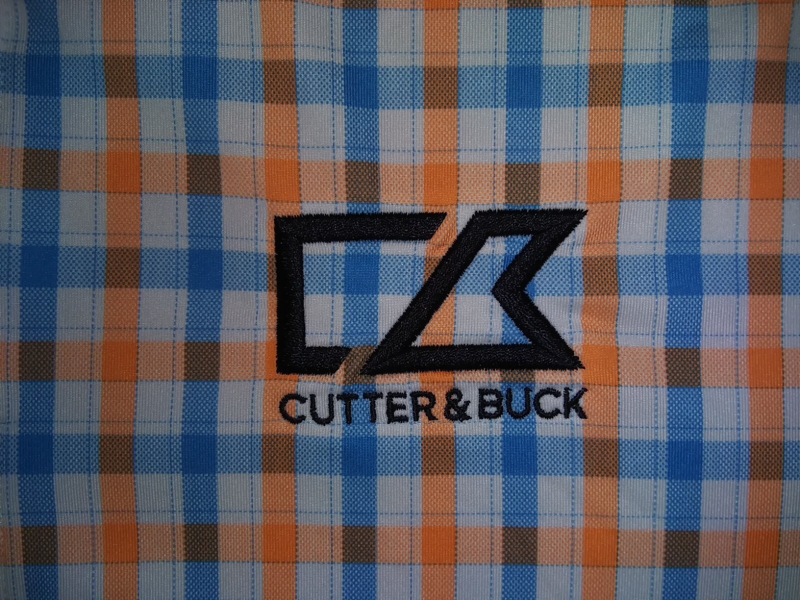 Cutter & Buck CB DryTec UPF 50+ Sun Protection - Men's Plaid Stylish Polo Shirt