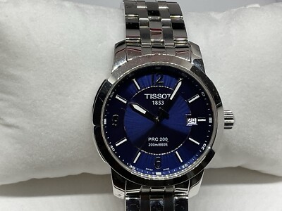 時計 TISSOT PRC 200 Tissot PRC 200 Stainless Steel 39 mm Chronograph Blue Dial