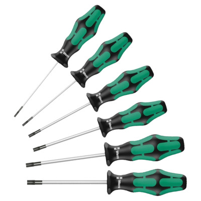 Wera 367/6 Kraftform Plus TORX  Screwdriver Set 6 Piece 05345222001
