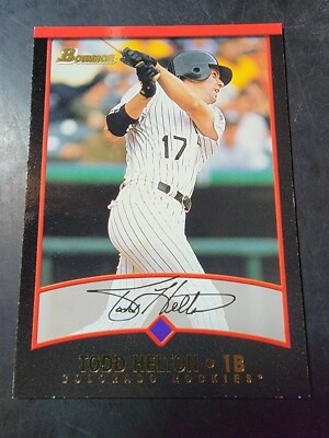 2001 Bowman Baseball #30 Todd Helton 