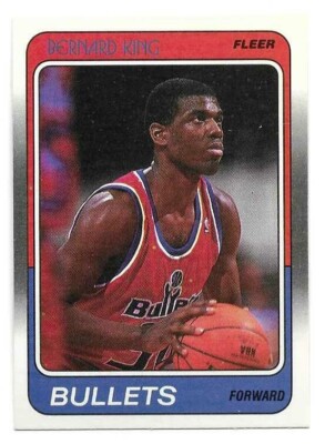 BERNARD KING 1988-89 FLEER CARD NM-MT CONDITION