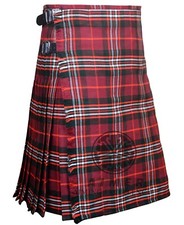 Scottish Handmade Traditional Hunting Scott Modern Tartan 8 Yard kilt for Men