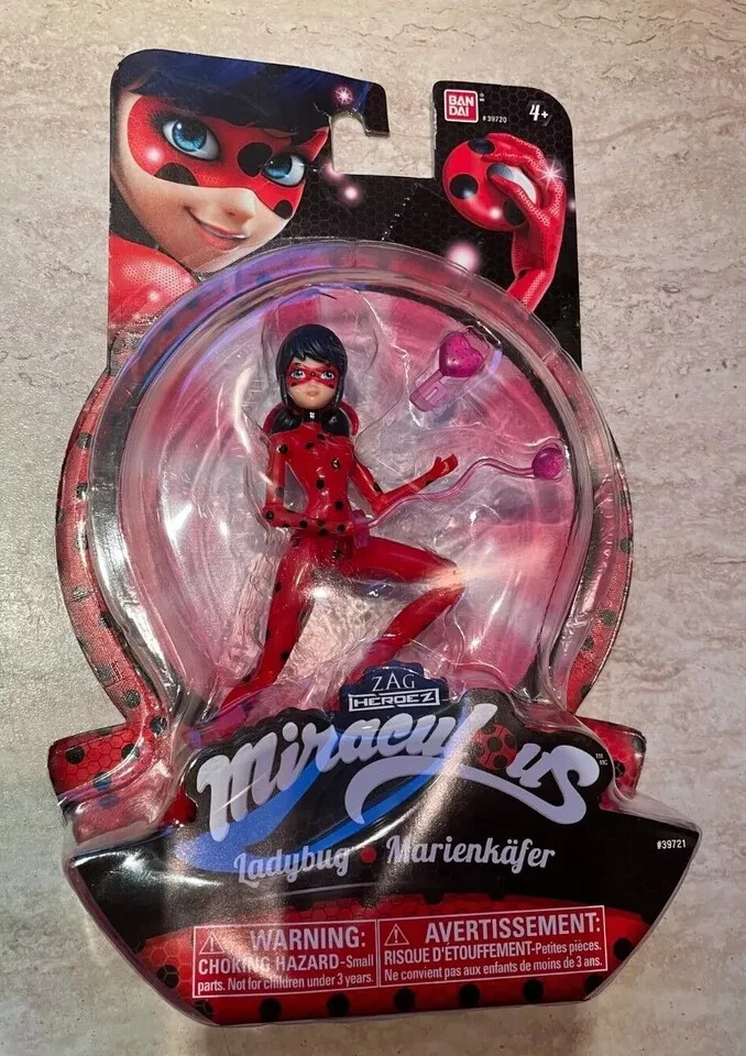 NEW RARE ZAG HEROEZ 2015 ORIGINAL BANDAI MIRACULOUS LADYBUG DOLL