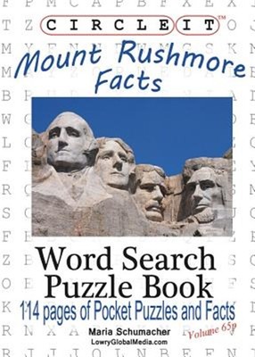 Circle It, Mount Rushmore Fakten, Taschenformat, Wortsuche, Puzzle, wie neu...