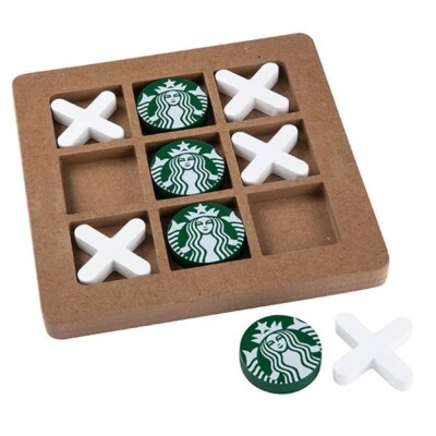 Starbucks Taiwan Tic Tac Toe game (PR item, exclusive merch, ship from Taiwan)