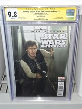 Journey to Star Wars: The Force Awakens #3 CGC SS Signed Autogaph HARRISON FORD