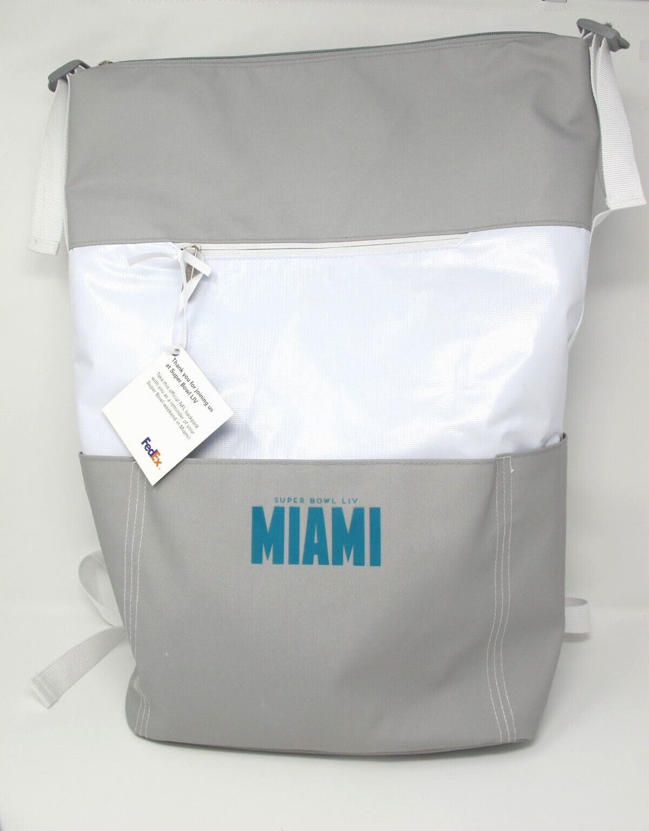 Super Bowl LIV 54 Backpack Tote Official NFL Merchandise Miami NEW