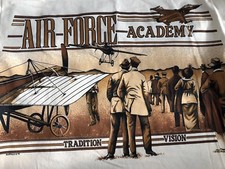 VTG. 1993 Buffalo USA AIR FORCE ACADEMY TRADITION VISION Made In USA T-shirt L