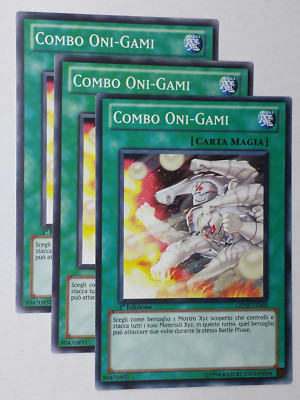 Set 3X COMBO ONI-GAMI GENF-IT060 Common auf Italienisch YUGIOH