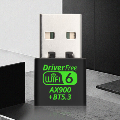 Bluetooth-Compatible Wireless Network Card 900Mbps USB WiFi Adapter for Win11/10