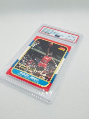 1996-97 Fleer PSA 8 Michael Jordan RC REPRINT Trading Cards talent