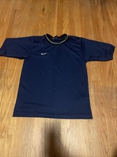 Vintage 90s Nike Team Embroidered Swoosh Athletic Jersey Shirt USA Made Small
