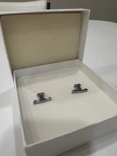 Jaeger LeCoultre Mens Cufflinks Rare Rare New in the Box. Makers of the Atmos