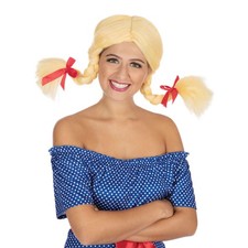 Bristol Novelty womens Pigtail Blonde Wig   For Women Blonde Accessory, Multicol