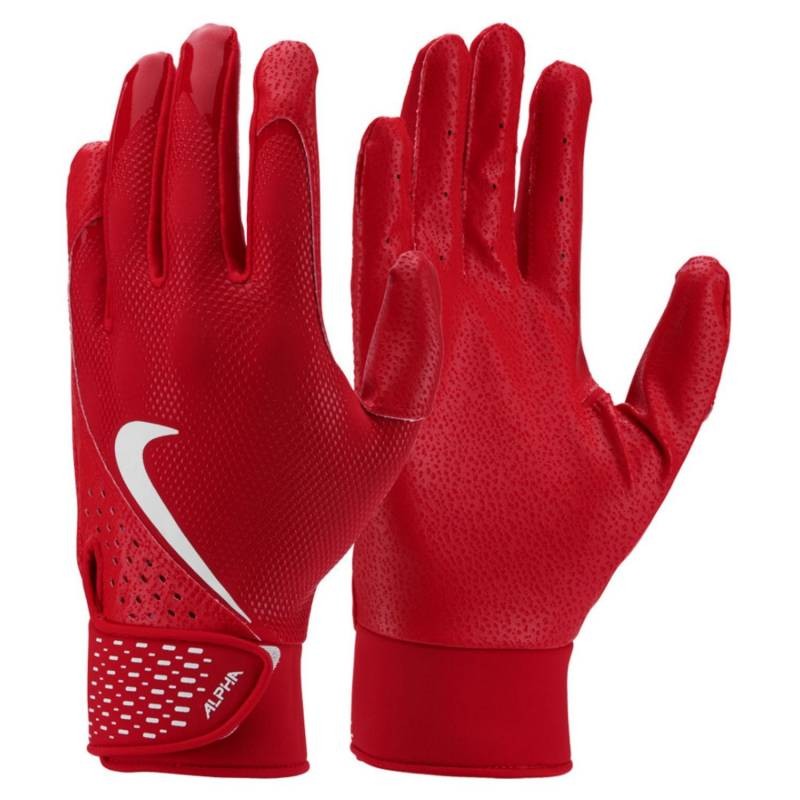 Éviter les ampoules avec les gants de batting Nike Alpha rouge renforcés