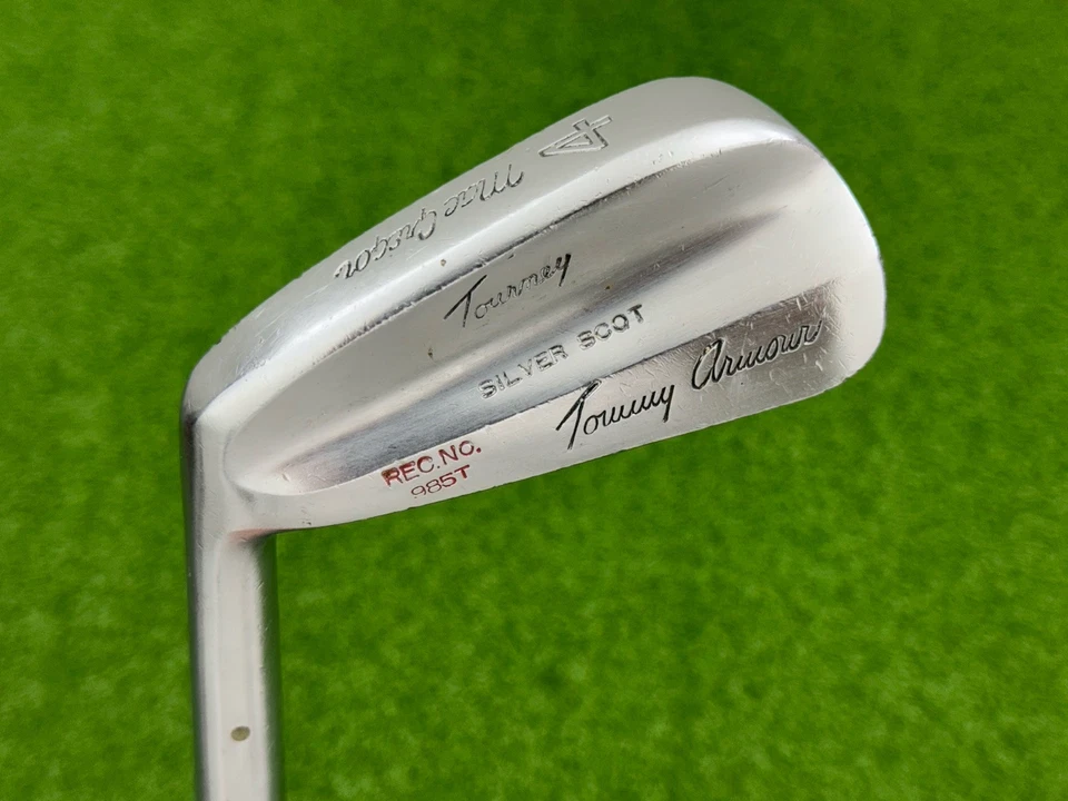 MacGregor Golf Tommy Armour Tourney Silver Scot 985T (4) IRON Left Handed RARE - Image 2 of 4