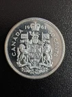 1961 SILVER Canada 50 Cents - Likely MS - Elizabeth II - 80% SILVER!