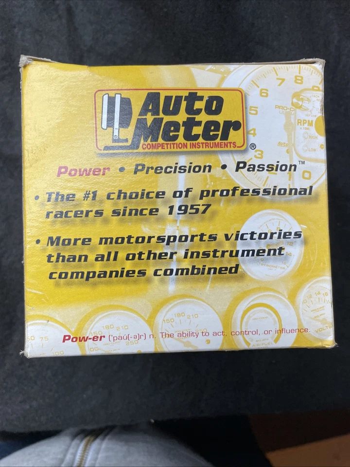 Auto Meter 7507 2-1/16" Phantom II Mechanical Boost/Vacuum 30" HG/20 PSI - Image 3 of 4