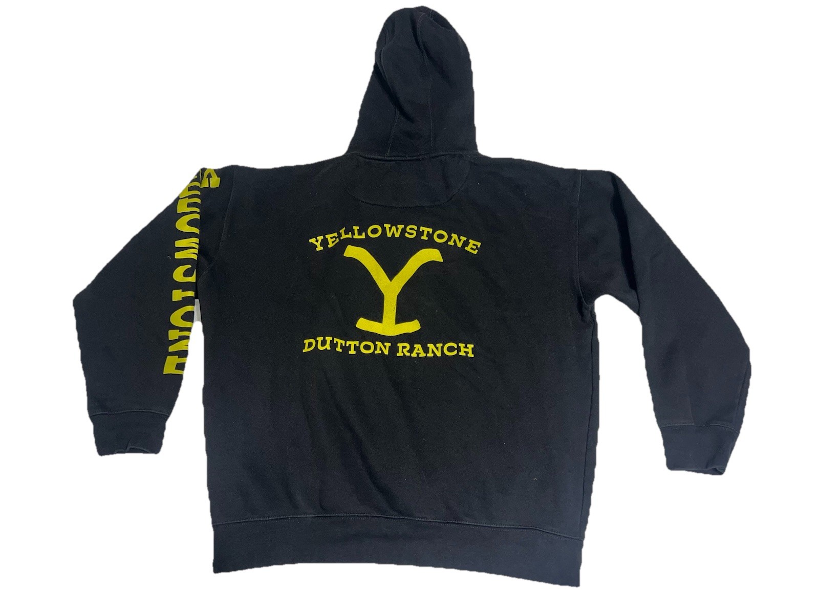 Yellowstone Dutton Ranch Logo Licensed Adult Hood… - image 1