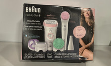 Braun Beauty Set Silk.Epil 9 Epilator  5378  FaceSpa Brush  5365 Wet/Dry