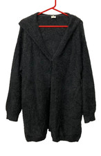 C T Plage Strickjacke mit Kapuze 100% asiatis...