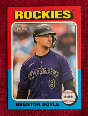 JOHN'S DEALS - US - 2024 TOPPS HERITAGE #643 - BRENTON DOYLE, COLORADO ROCKIES