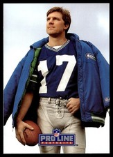 1991 Pro Line Portraits Dave Krieg Seattle Seahawks #82