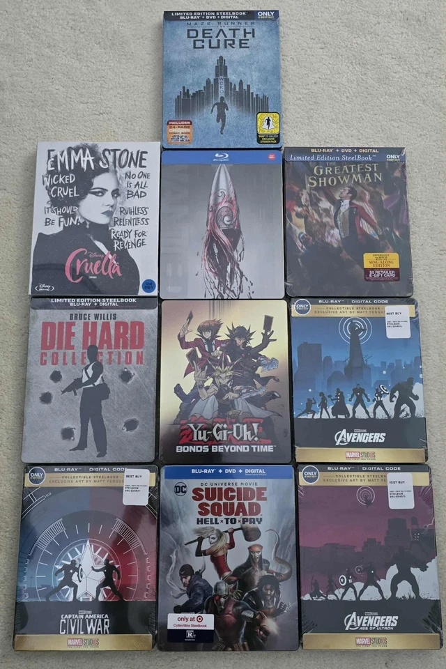RARE SteelBook Blu-Ray You Pick & Choose Brand New Sealed Mint Collectibles USA - Image 2 of 3