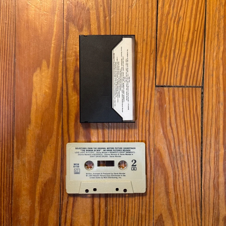 Stevie Wonder The Woman In Red Soundtrack Cassette Tape 1984 club edition Motown Foto 3 de 4