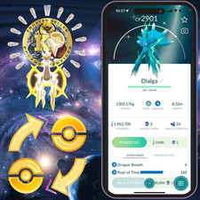 Pokémon PTC Go Shiny Dialga Origin Form Roar...